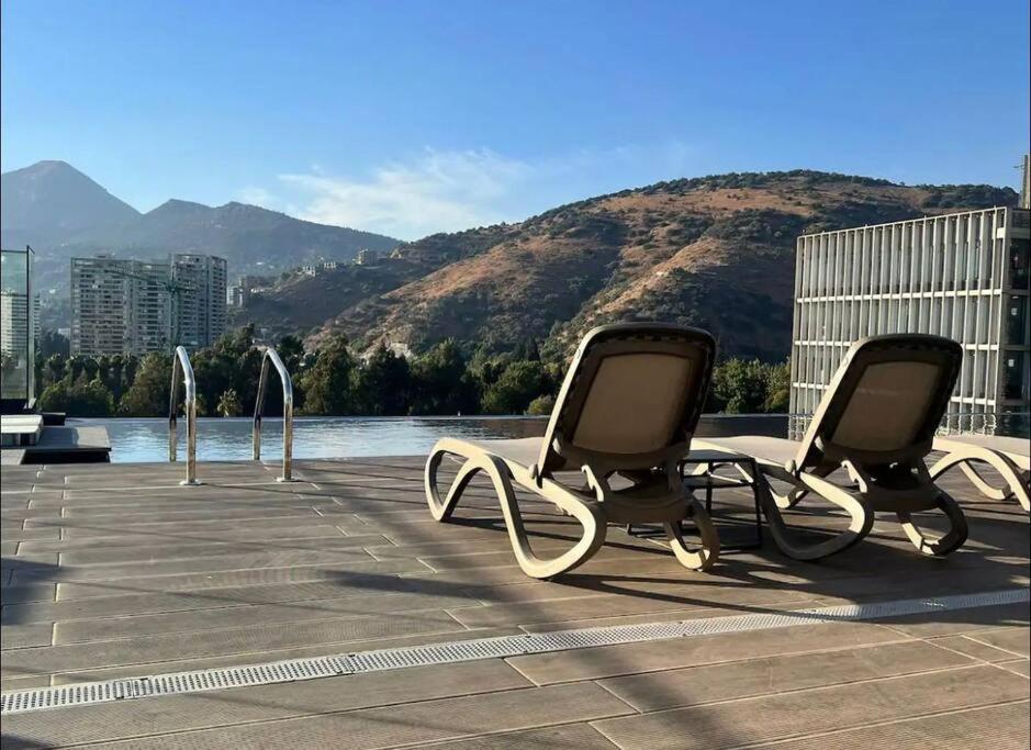 Estudio En Estoril Cercano A Principales Centros De Ski Santiago Ngoại thất bức ảnh